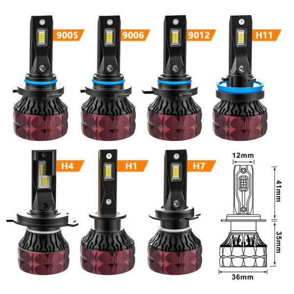 AKE H4 LED H7 H11 Car Headlight Bulbs 110W 230000LM CSP H1 9005 HB3 9006 HB4 9012 HIR2 Turbo Lamp 6000K Car Light 12V Auto Lamp - Image 6