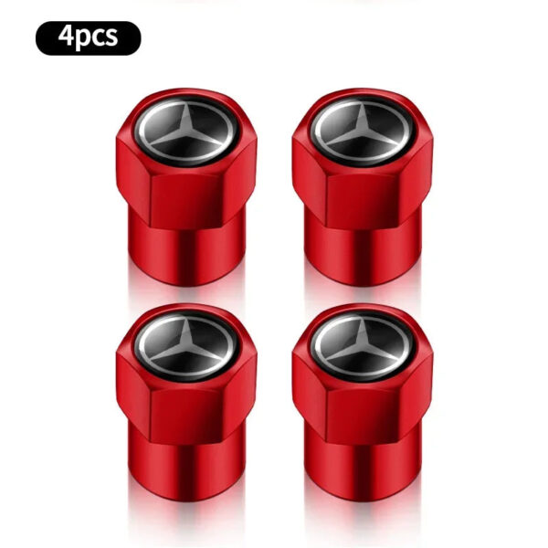 4pcs Car Wheel Tire Valve Caps Stem Case With Logo Auto Styling for Mercedes Benz W211 W204 W210 W203 CLA GLA Auto Accessories - Image 10