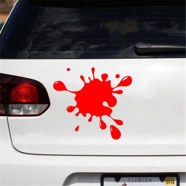 15*13.8cm Blot 3 funny car sticker vinyl decal white/black car auto stickers for car bumper window car decorations - Image 9