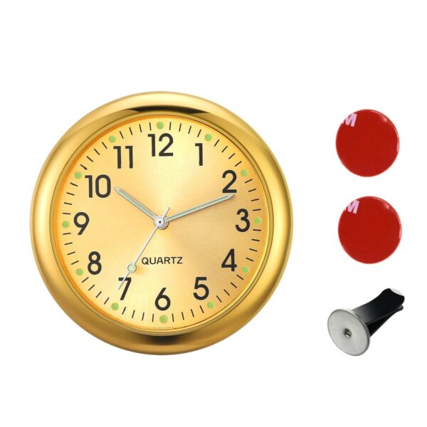 Mini Car Quartz Clock Electronic Air Outlets Clock Luminous Bicycle Motorcycle Watch Auto Car Dashboard Clock - Image 13