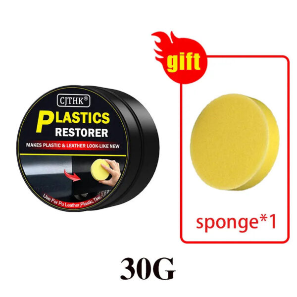 Car Plastic Restorer Auto Interior Panel Renewal Wax Coating Leather Plastic Rubber Polish Repair Auto Reconditioning Cream Care - Image 7