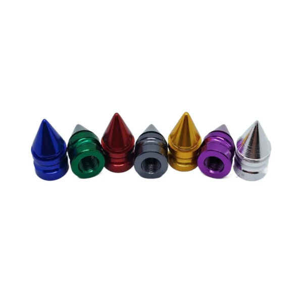 4Pcs Car Tire Valve Cap Pagoda Shape Tire Valve Caps Air Dust Cap Auto Wheel Cap Valve Stem Cap Universal Car Tire Accessory - Image 3