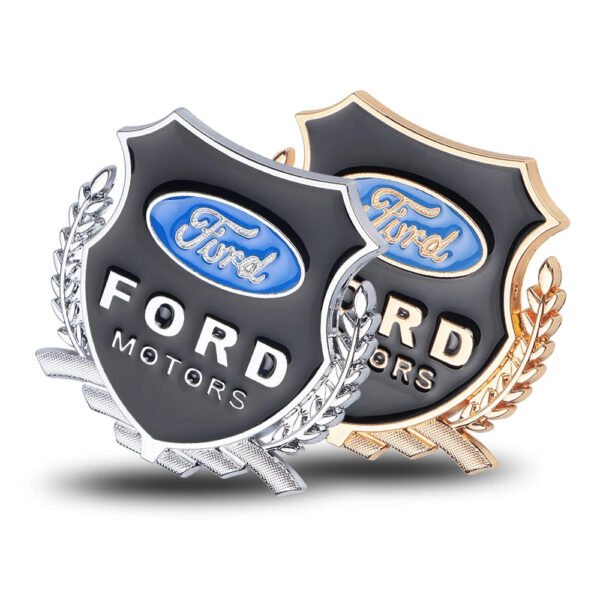 3D Metal Car Badge Body Trunk Sticker Auto Window Refit Decal Accessories For Ford Ranger Focus Kuga Mustang MAX Transit Mondeo - Image 3